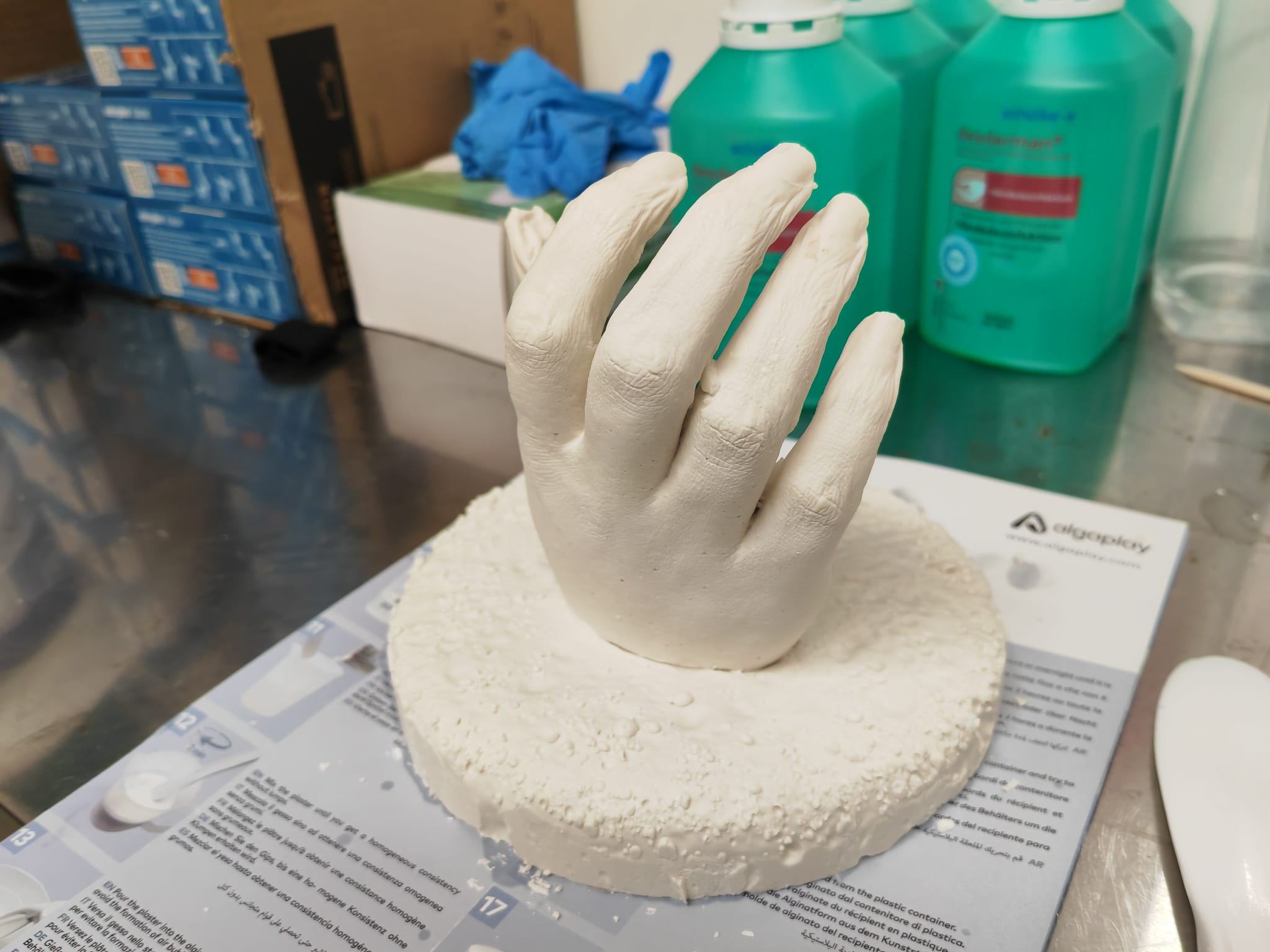 3D-Handabdruck als Erinnerung - Detailgetreue Abdrücke bei Sommerfeld Bestattungen